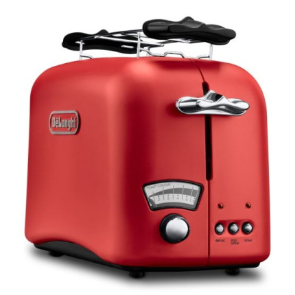 DeLonghi  Argento 2 Slice Toaster Red   TP ZA DL CT021.R1