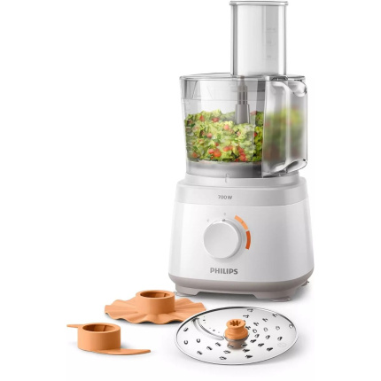 Philips 700W Daily Collection Compact Food Processor - White HR7310/00