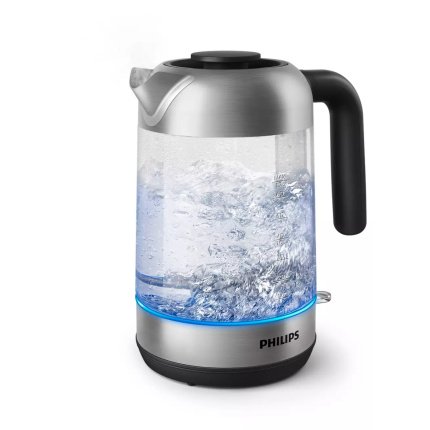 Philips Series 5000 1.7L Glass Kettle - Stainless Steel/Glass HD9339/81