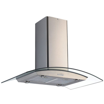 Falco 90Cm Island Flat S/Steel Extractor Fan FAL-90-I22S