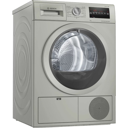 Bosch Serie 6 Condenser Tumble Dryer 9 Kg Silver Inox