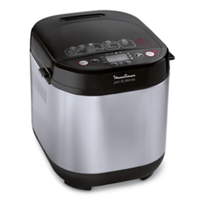 Moulinex 1 Kg S/Steel Breadmaker - 20 Programs OW240E30